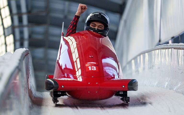 Jonathan Lourimi Vice-Champion Olympique de Bobsleigh