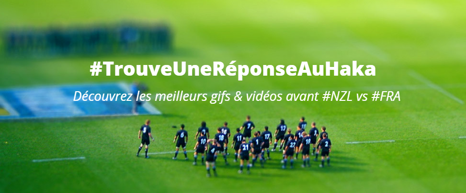 #TrouveUneReponseAuHaka : les meilleurs GIFs avant NZL vs FRA