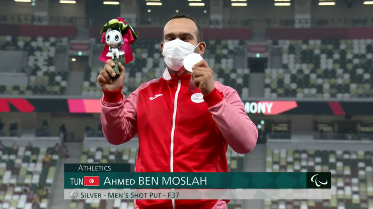 Ahmed Ben Moslah, Médaillé d'Argent et Record d'Afrique pour ses Premiers Jeux Paralympiques