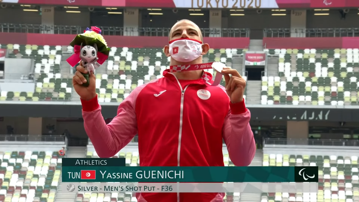 Médaille d'Argent et Record d'Afrique pour Yassine Guenichi !