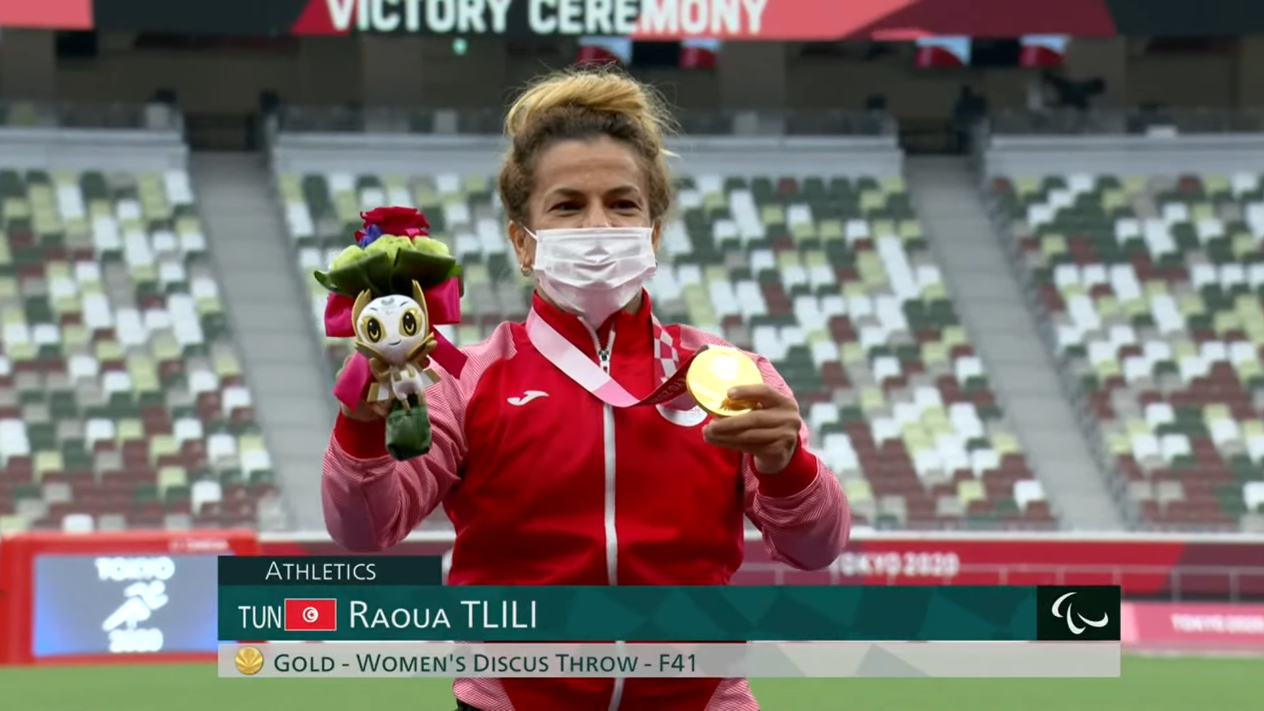 Raoua Tlili, 2ème titre à Tokyo et 100ème médaille tunisienne !