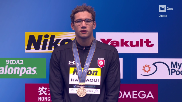 Ahmed Ayoub Hafanoui, Champion du Monde de Natation