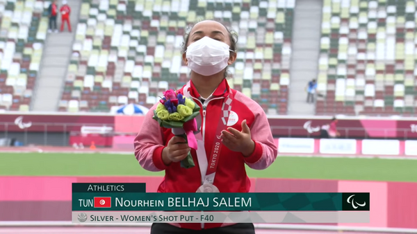 Nourhein Belhaj Salem, Médaillée d'Argent Pour Ses Premiers Jeux !