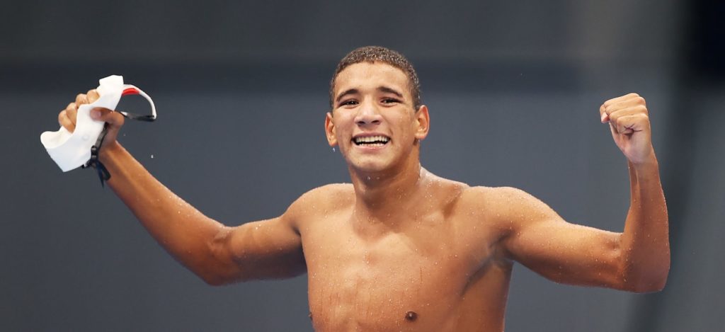 Ahmed Hafnaoui, Champion olympique du 400m NL